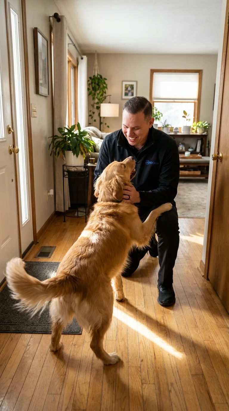 Pet-Safe, Every Visit, Pet-safe and family-safe products by default, no asking twice.